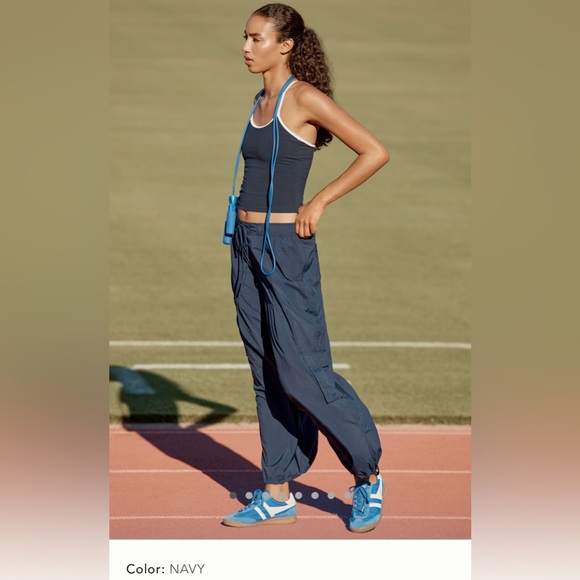 NWT Daily Practice by Anthropologie Base Jump Parachute Pants - 2X - Picture 2 of 5